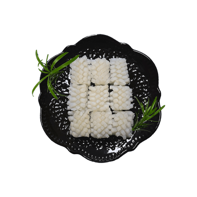 New Process Skinless Pineapple cut Squid Flower